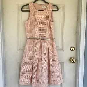 Eliza J Lace Dress with Belt
